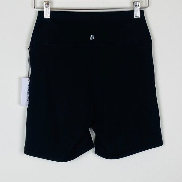 New WeWoreWhat Black Cut Out High Waist Biker Shorts Revolve, Size M - Picture 7 of 14